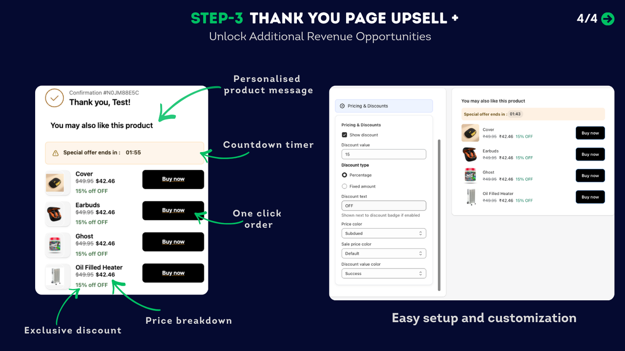 Bundle BOGO offer setup with automatic discount application