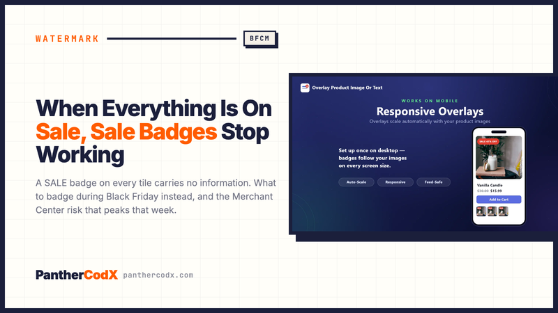 When Everything Is On Sale, Sale Badges Stop Working