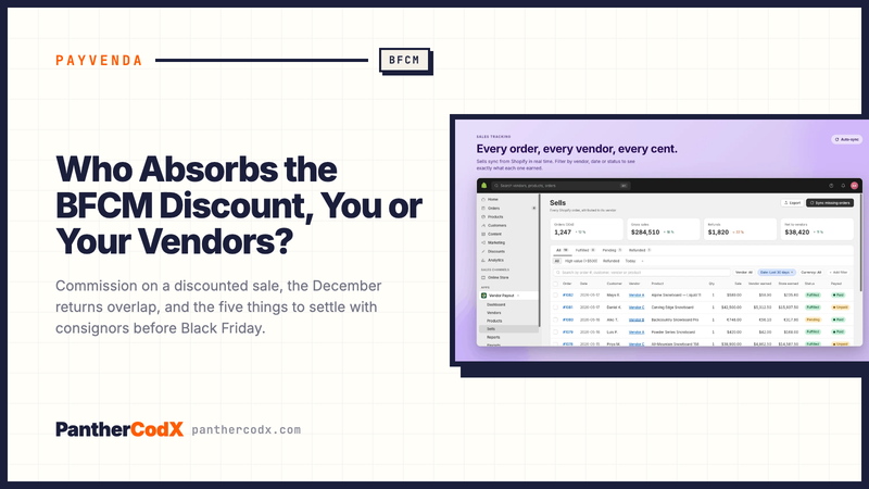 Who Absorbs the BFCM Discount, You or Your Vendors?