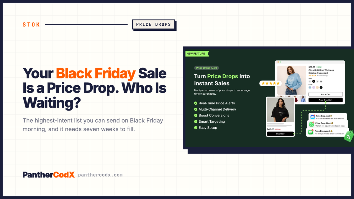 Your Black Friday Sale Is a Price Drop. Who Is Waiting? — PantherCodX guide cover