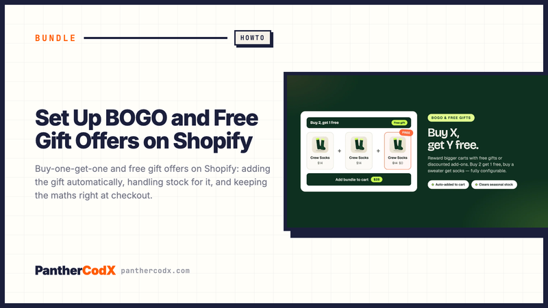 BOGO or Volume Discounts? Which Drives More Revenue — PantherCodX guide cover