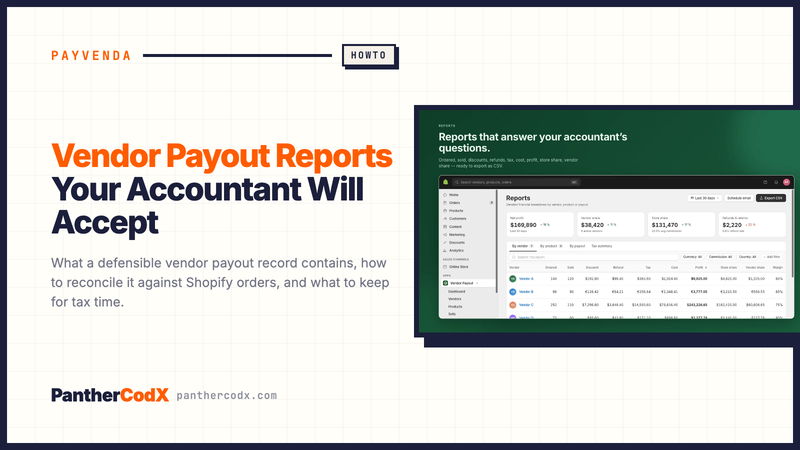 Vendor Payout Reports Your Accountant Will Accept