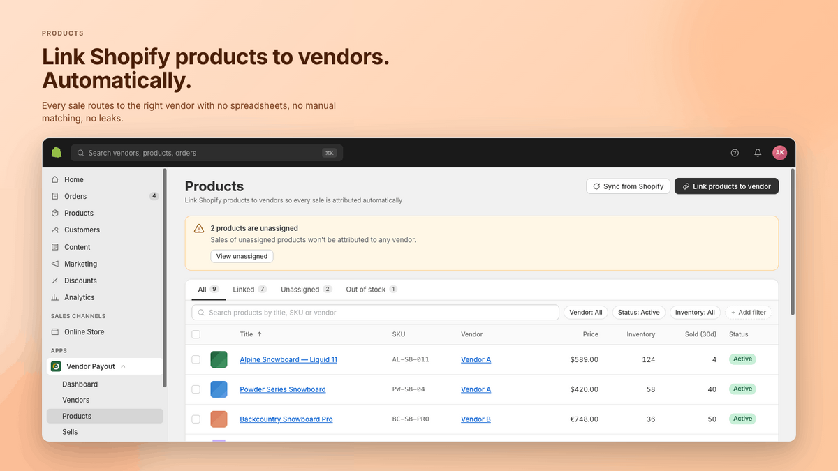 Payvenda: Vendor Payouts — App Store screenshot 3