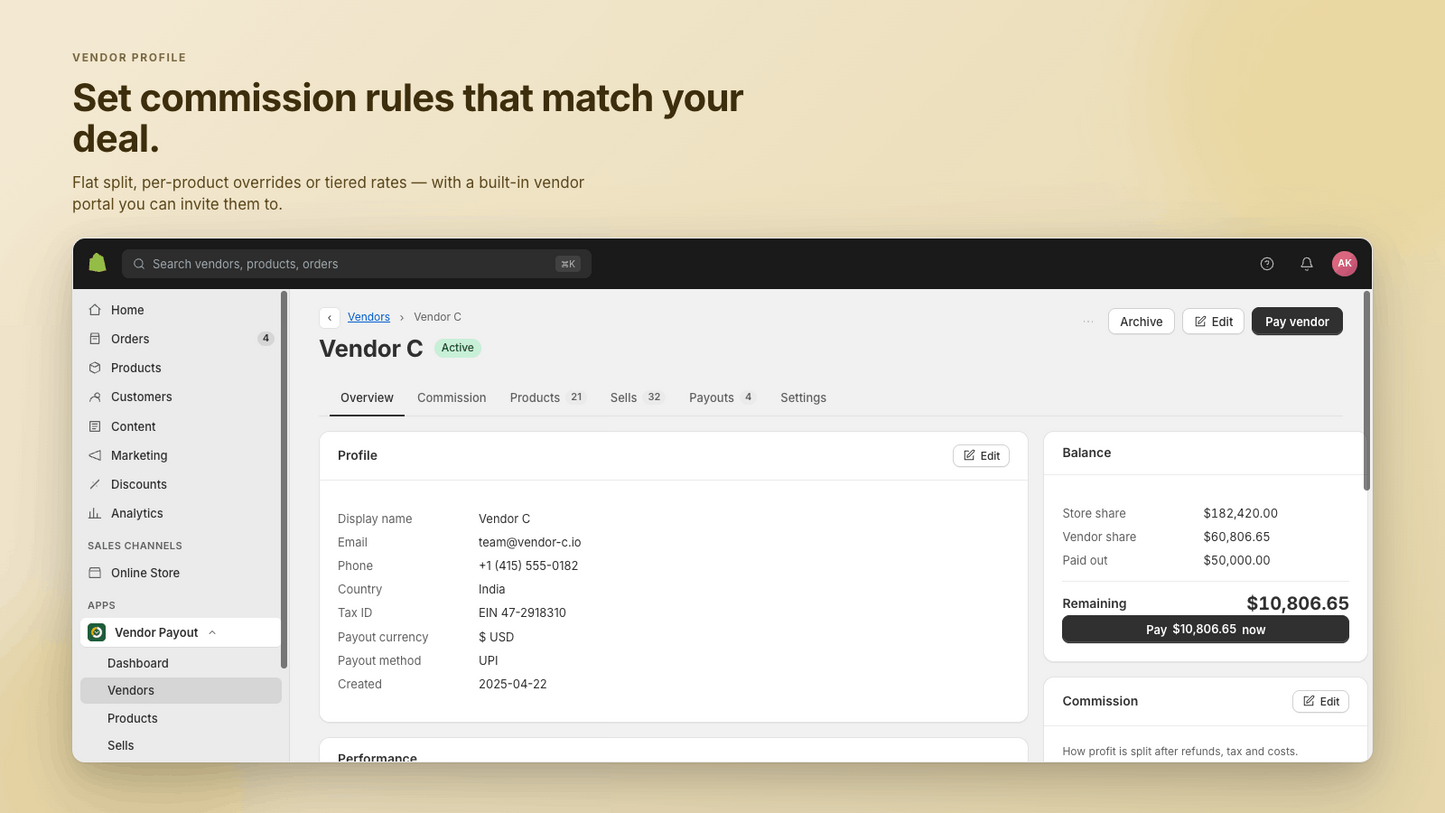 Payvenda: Vendor Payouts — App Store screenshot 2